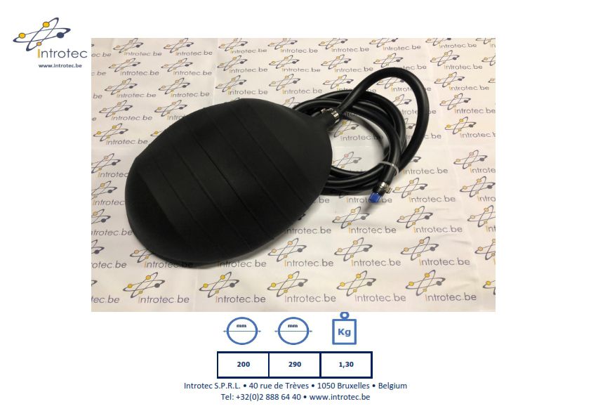 OB/PVC-200 Obturateur en Pvc Palloni otturatori in Pvc Obturador de tubería de PVC Buisafsluiter in Pvc Opblaasbare buisafluiter