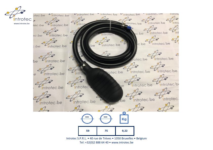 OB/PVC-50 Obturateur en Pvc Palloni otturatori in Pvc Obturador de tubería de PVC Buisafsluiter in Pvc Opblaasbare buisafluiter