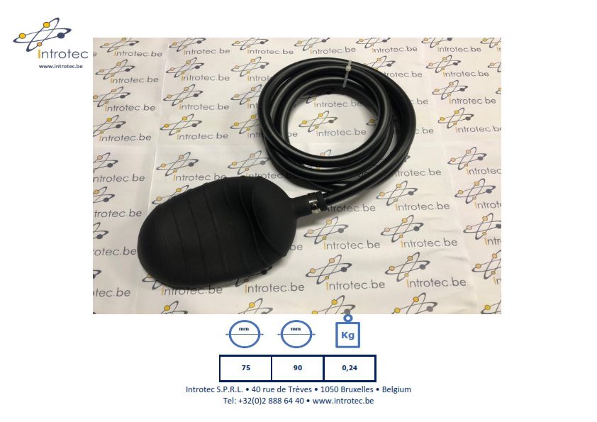 OB/PVC-75 Obturateur en Pvc Palloni otturatori in Pvc Obturador de tubería de PVC Buisafsluiter in Pvc Opblaasbare buisafluiter