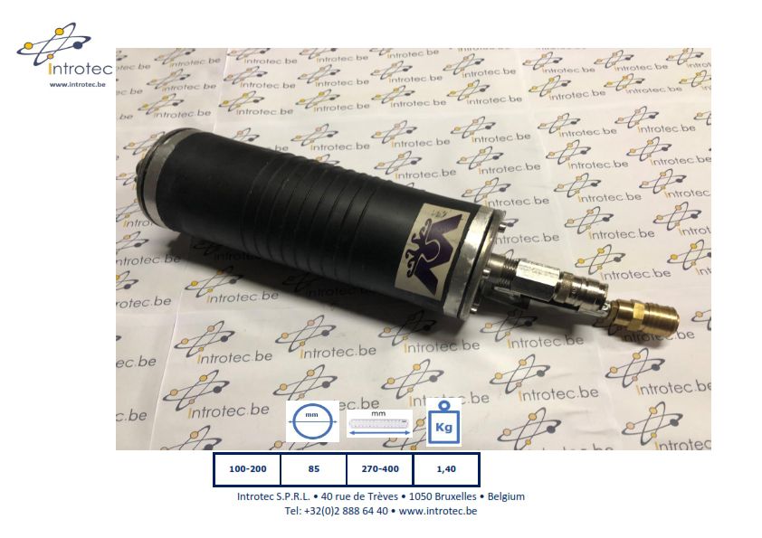 OB-BP-100-200 Obturateur de canalisation by-pass traversant Palloni otturatori per condotte bypass Balon obturador by-pass Rioolafsluiter bypass