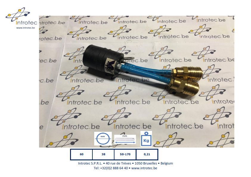 OB-BP-60 Obturateur de canalisation by-pass traversant Palloni otturatori per condotte bypass Balon obturador by-pass Rioolafsluiter bypass