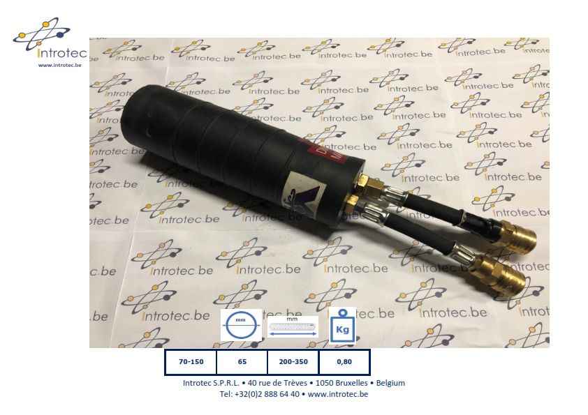 Obturateur de canalisation by-pass traversant Palloni otturatori per condotte bypass Balon obturador by-pass Rioolafsluiter bypass