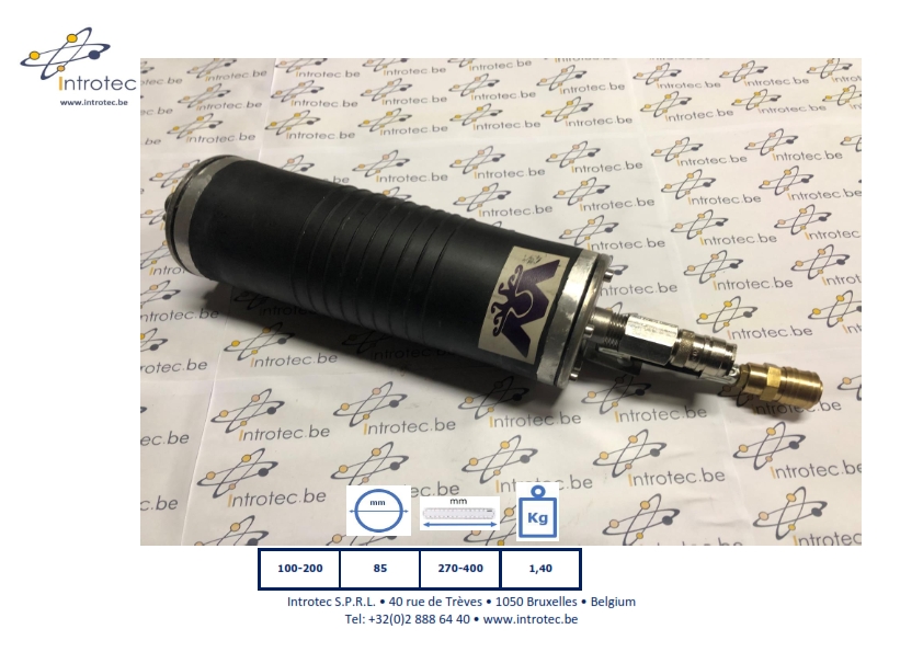 OB-BP-100-200 Obturateur de canalisation by-pass traversant Palloni otturatori per condotte bypass Balon obturador by-pass Rioolafsluiter bypass