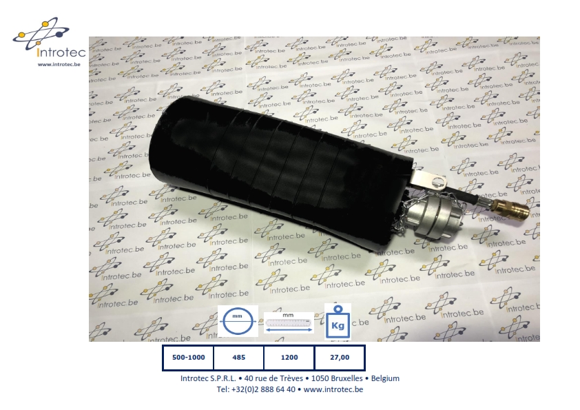 OB-BP-500-1000 Obturateur de canalisation by-pass traversant Palloni otturatori per condotte bypass Balon obturador by-pass Rioolafsluiter bypass